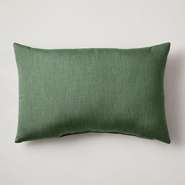 Sunbrella Indoor/Outdoor Canvas Pillow, 16"x24", Fern - Image 0