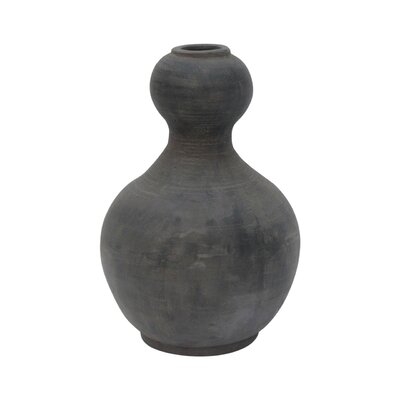 Adron Gray 13" Indoor / Outdoor Ceramic Table Vase - Image 0