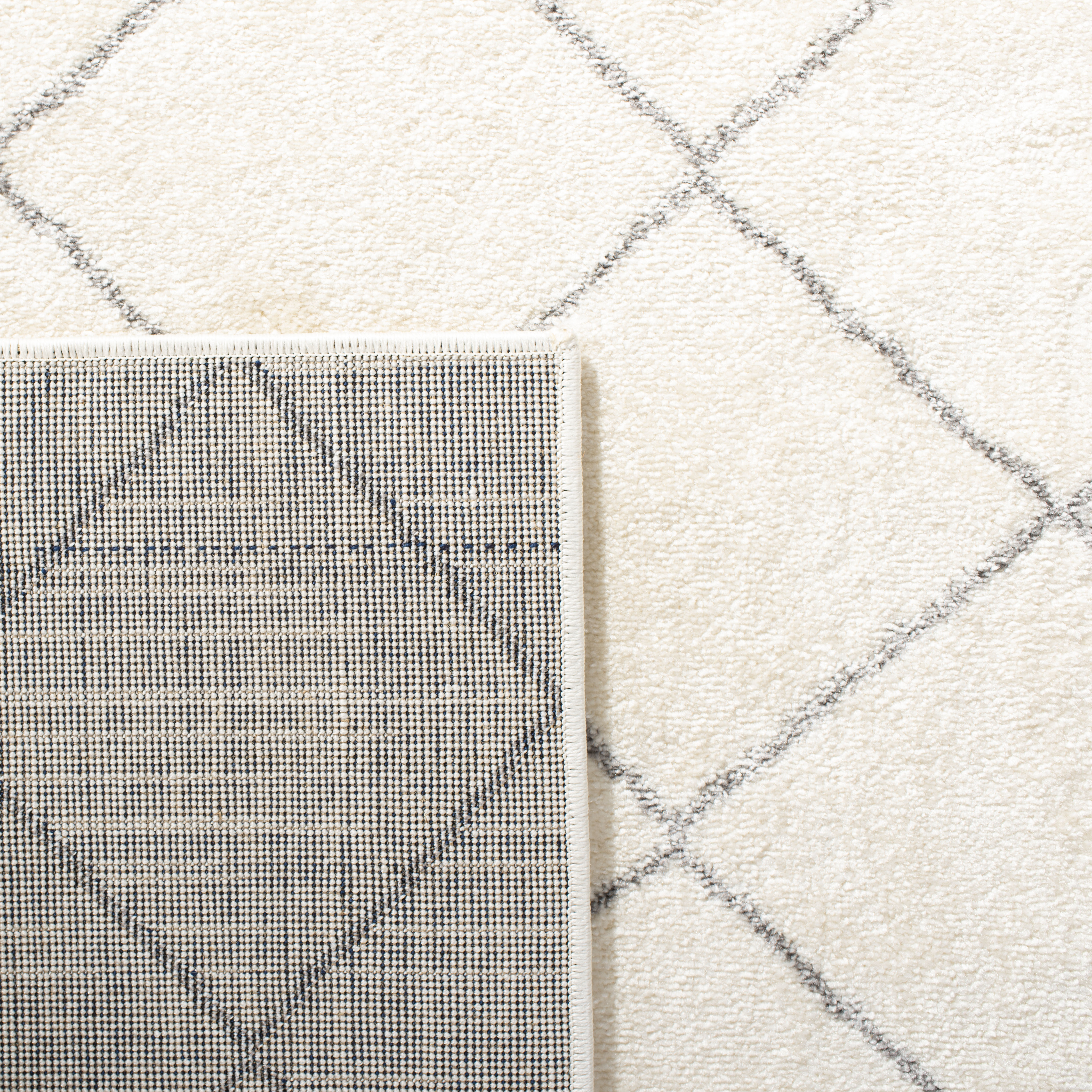 Arlo Home Woven Area Rug, TUN294G, Ivory/Light Grey,  3' X 5' - Image 2