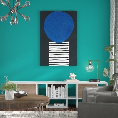 Memphis in Blue V by Renée W. Stramel Painting Print on Canvas - Image 0
