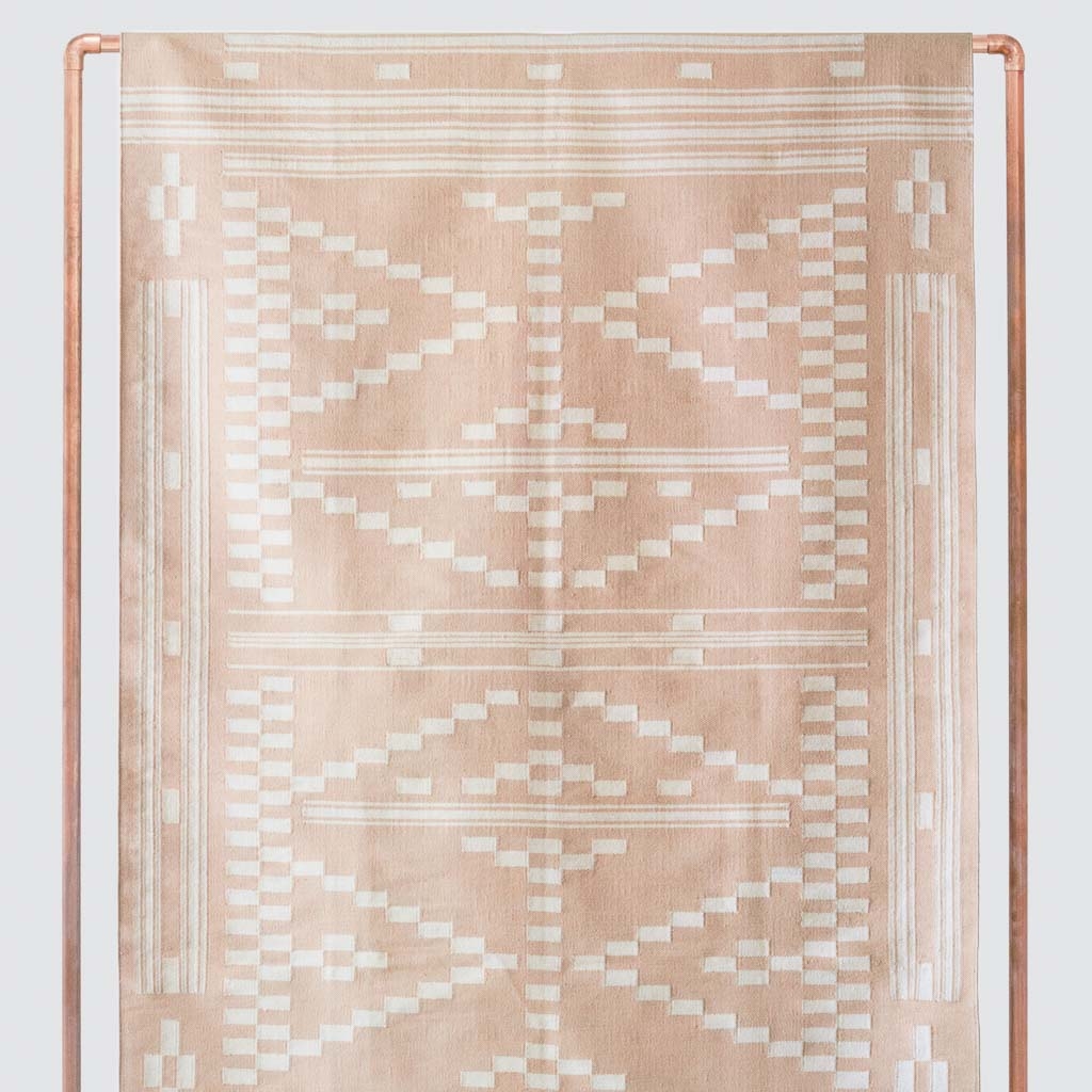 The Citizenry Neena Handwoven Area Rug | 10' x 14' | Rose - Image 0