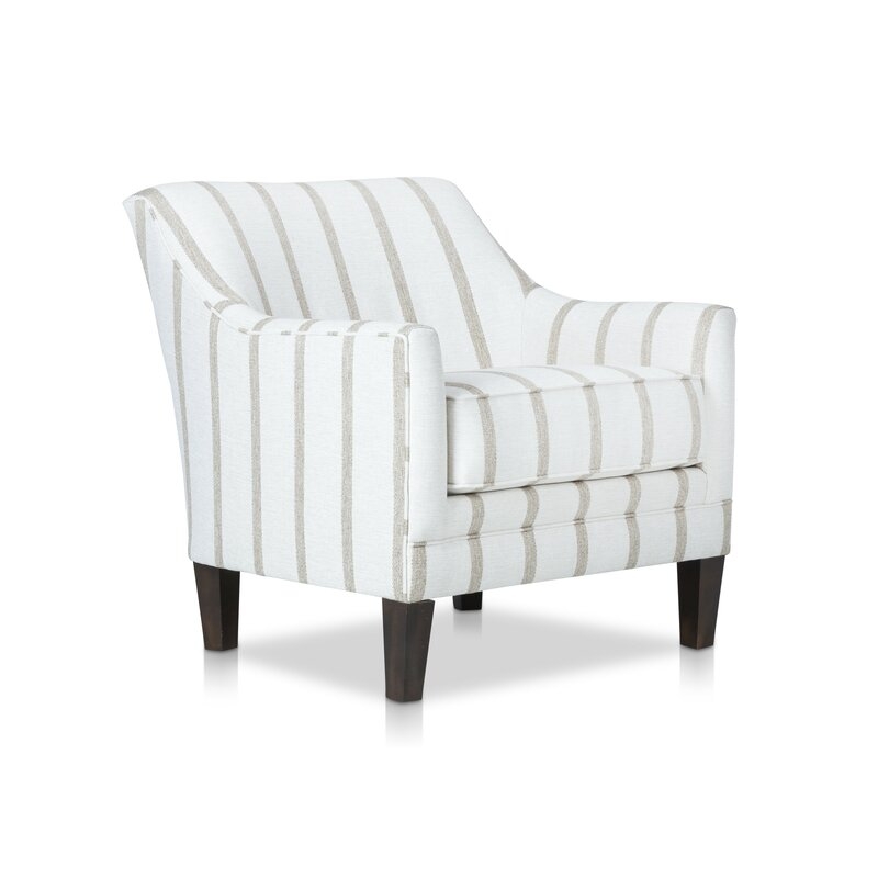 Stone & Leigh Furniture Katelyn Stationary 22" Armchair Fabric: Cream - Image 0