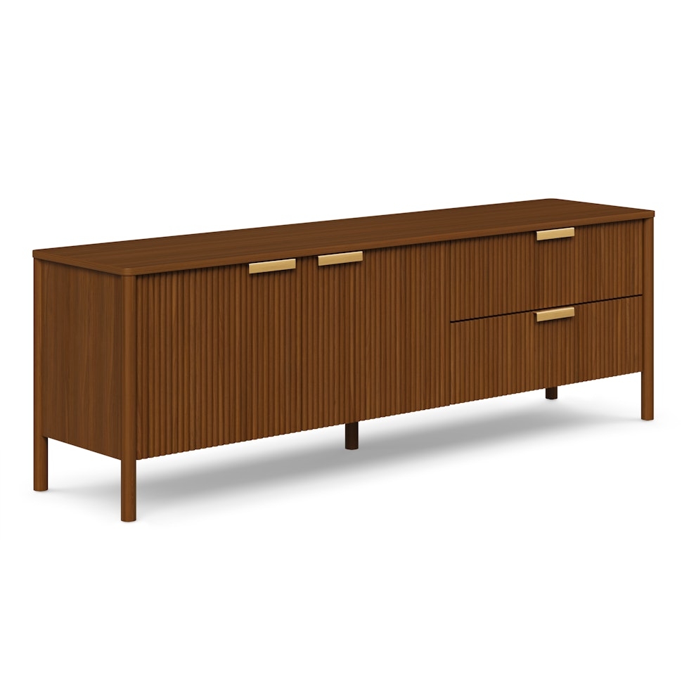 Liv 74.5" Media Unit - Walnut - Image 1