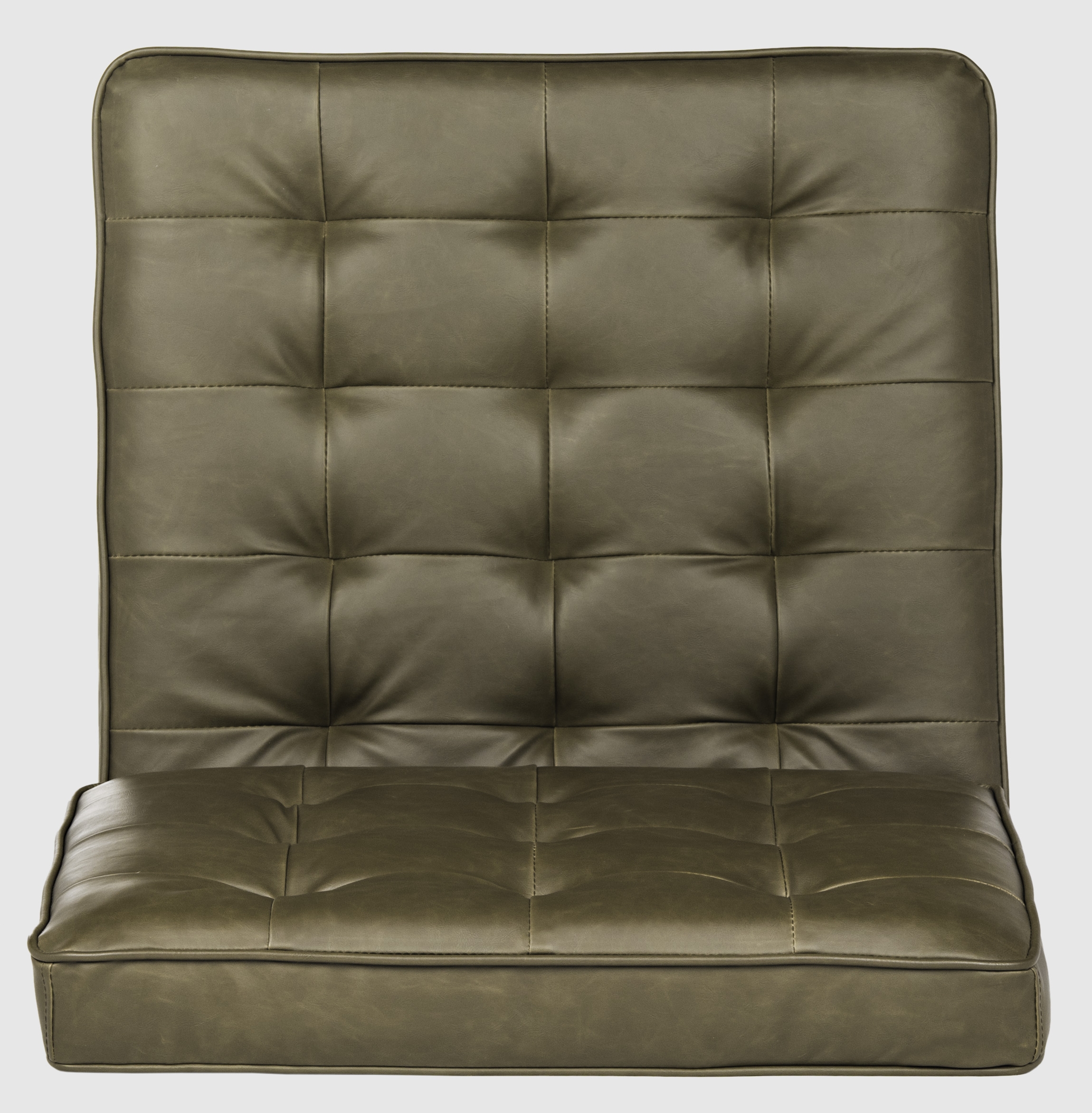 Ansel Modern Tufted Accent Chair - Antique Taupe/Chrome - Arlo Home - Image 0