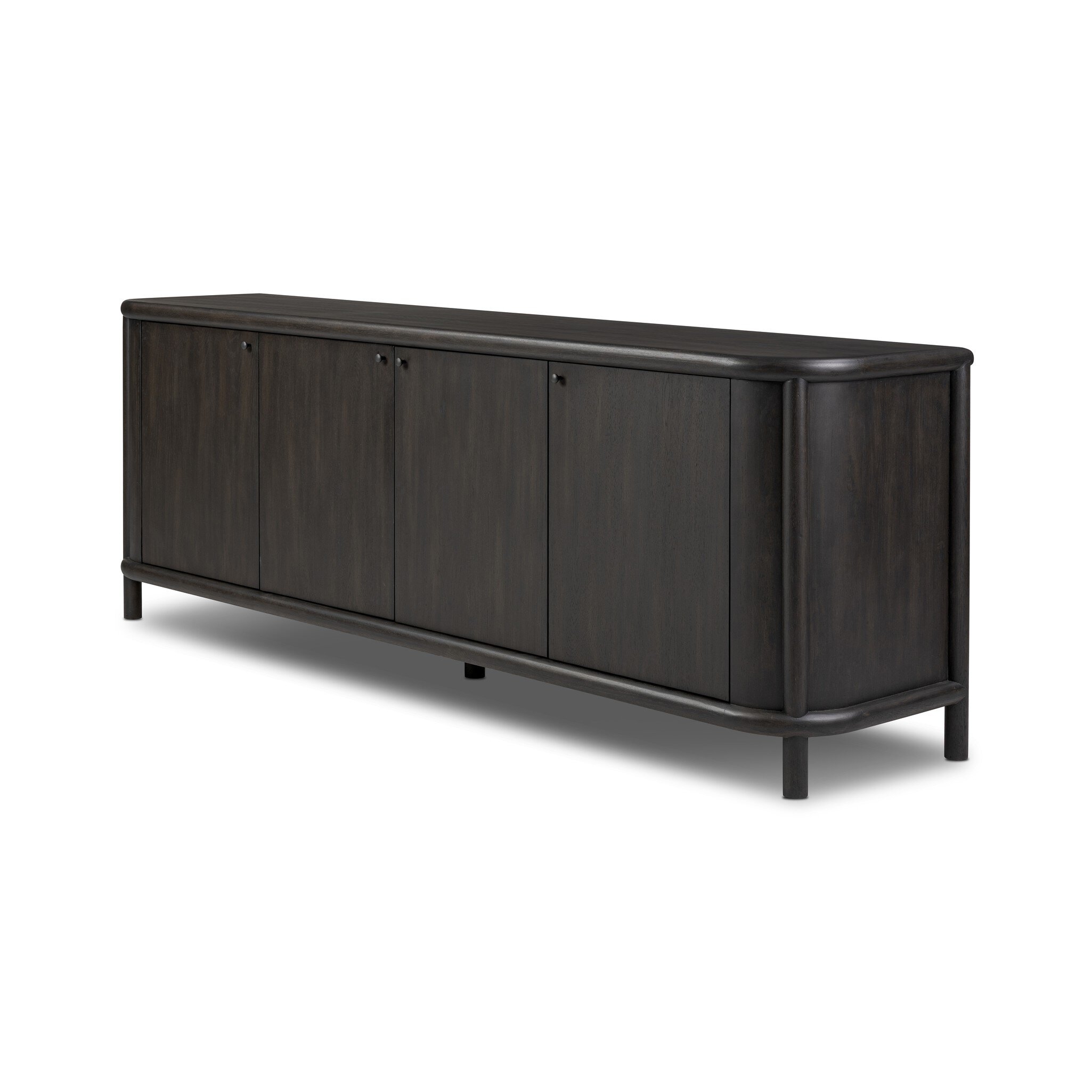 Florent Sideboard - Smoked Black Solid - Image 1