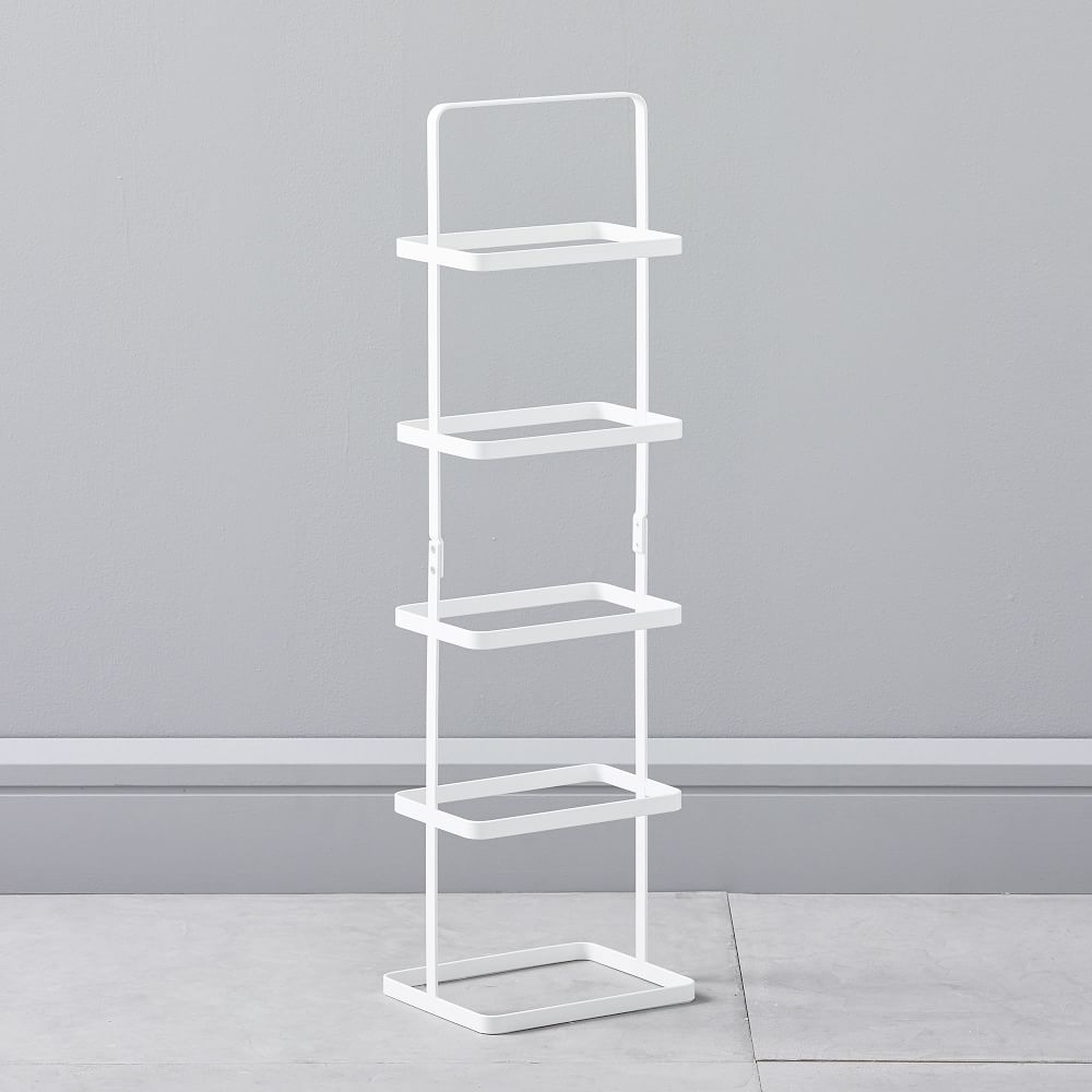 5-Tiered Shoe Rack, White - Image 0