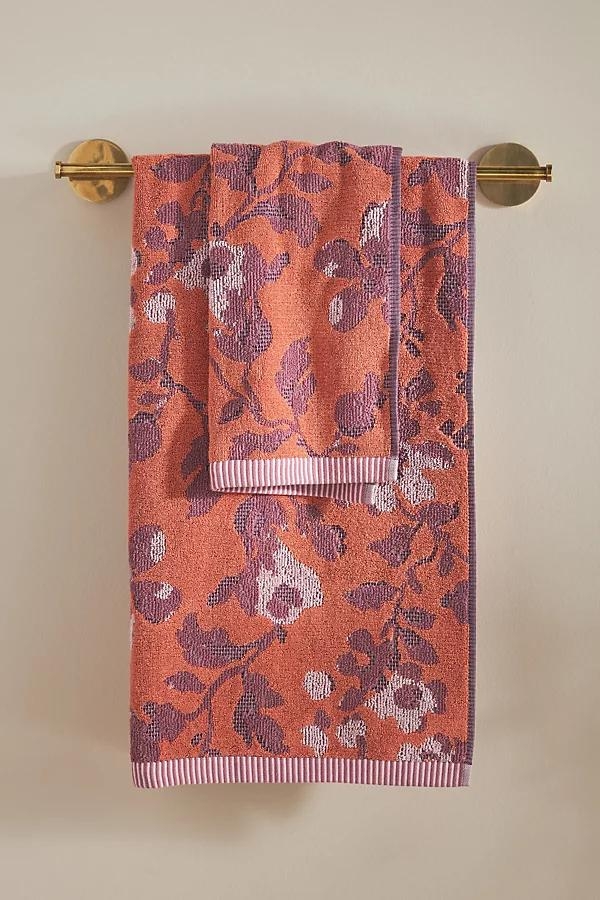 Josephine Floral Cotton Towel Collection - Image 0