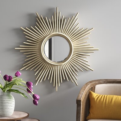 Moorman Starburst Glam Beveled Accent Wall Mirror - Image 0