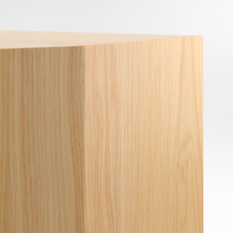 Gather 30" Natural Oak Wood Charging Nightstand - Image 7