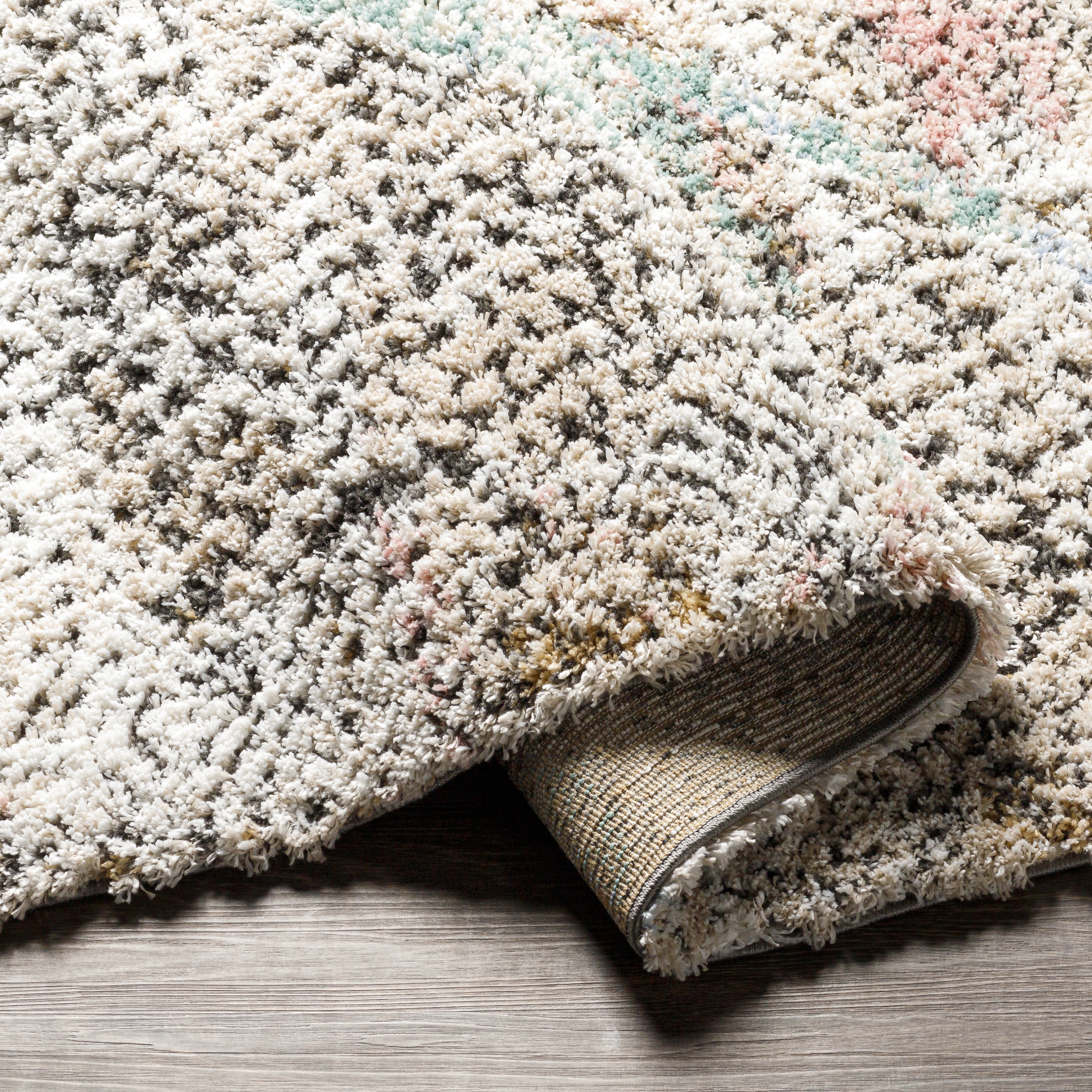 Lisbon Beige Indoor 9'2" x 12' Machine Woven Rug - Image 4