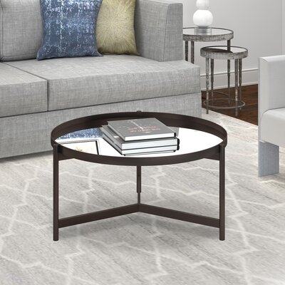 Mauricio 3 Legs Coffee Table with Tray Top - Image 0