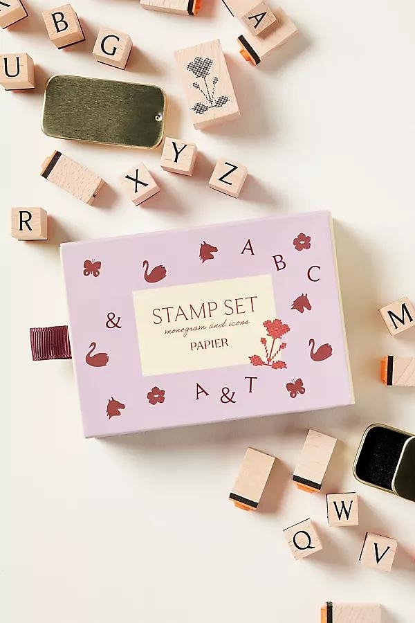 Anthropologie x Papier Stamp Set - Image 0