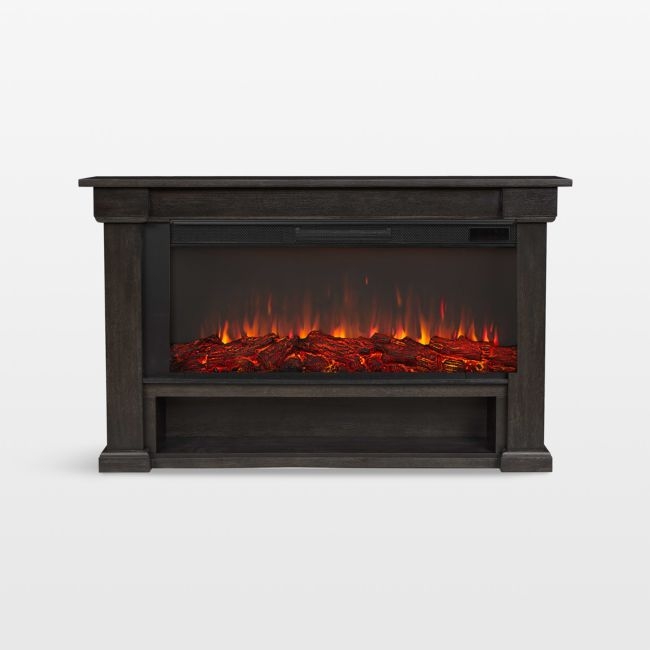 Bristow Dark Wood Electric Fireplace - Image 0
