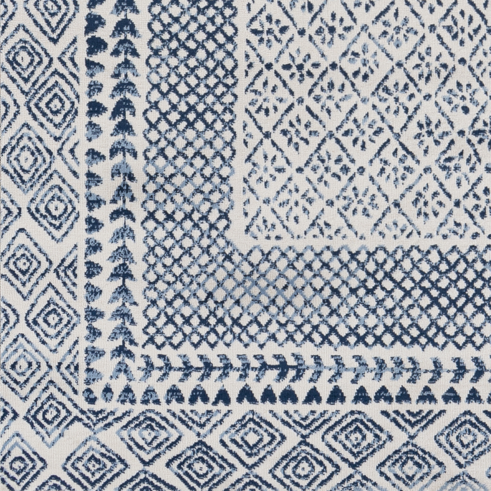 Roma Blue Indoor 8'11" x 12'4" Machine Woven Rug - Image 4