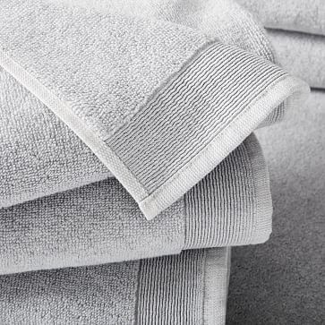 Organic Luxury Fibrosoft Towel Set, White, Set of 3 - Image 1