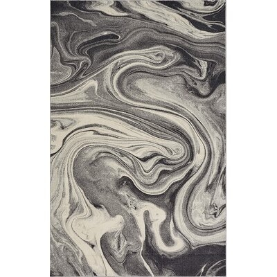Vrtanes Abstract Tufted Gray Area Rug - Image 0