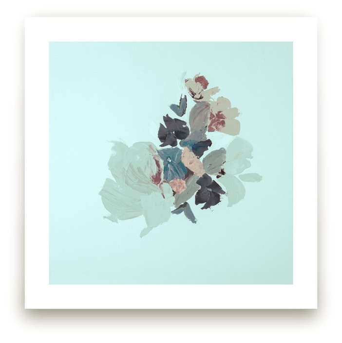 Botanical Series Turquoise Limited Edition Fine Art Print 1 - Image 0