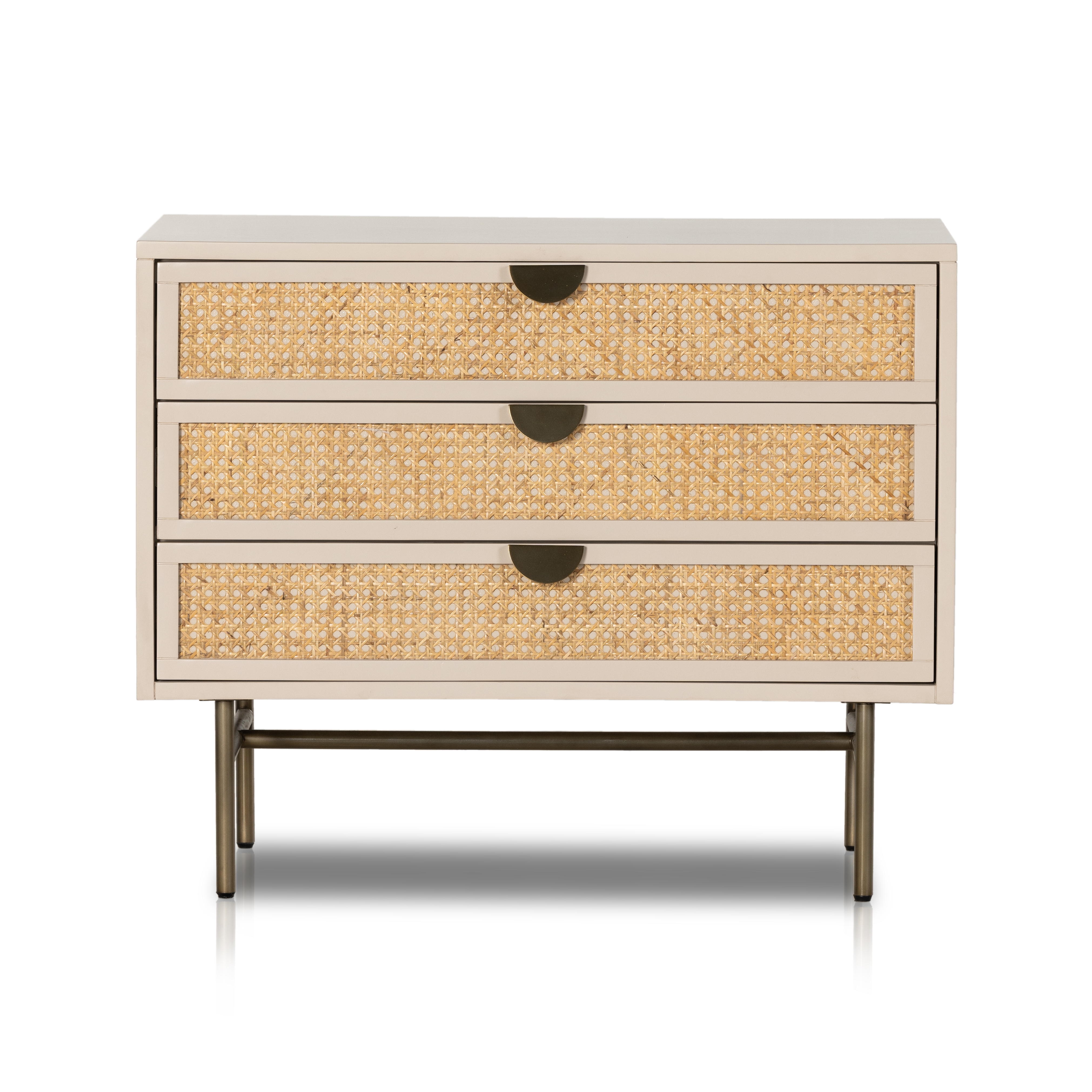 Luella Large Nightstand-Matte Alabaster - Image 0