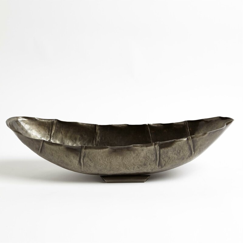 Studio A Home Larkin Bowl-Antique Nickel - Image 0