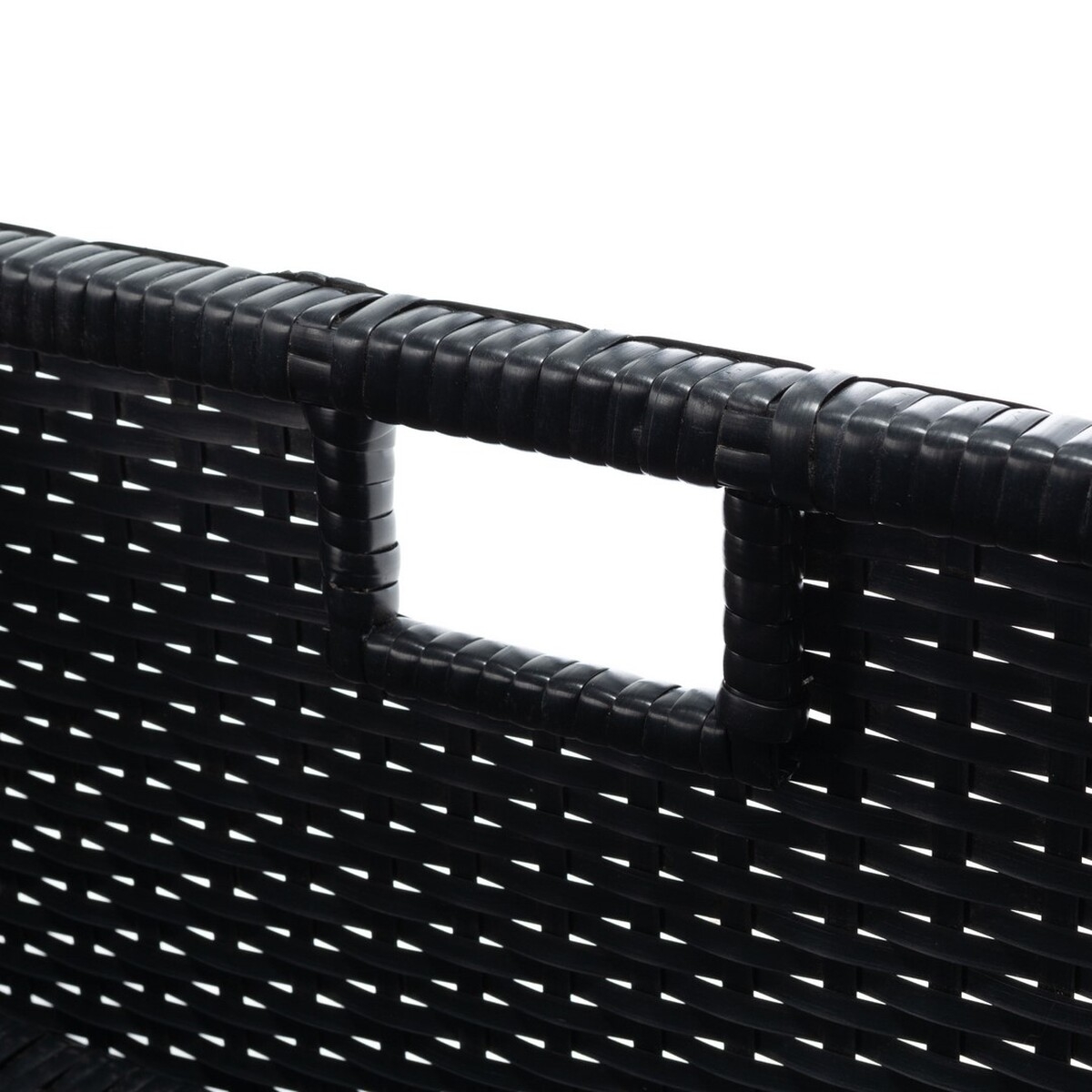 Pramla Outdoor Sette With Otto - Black/Light Grey - Safavieh - Image 4