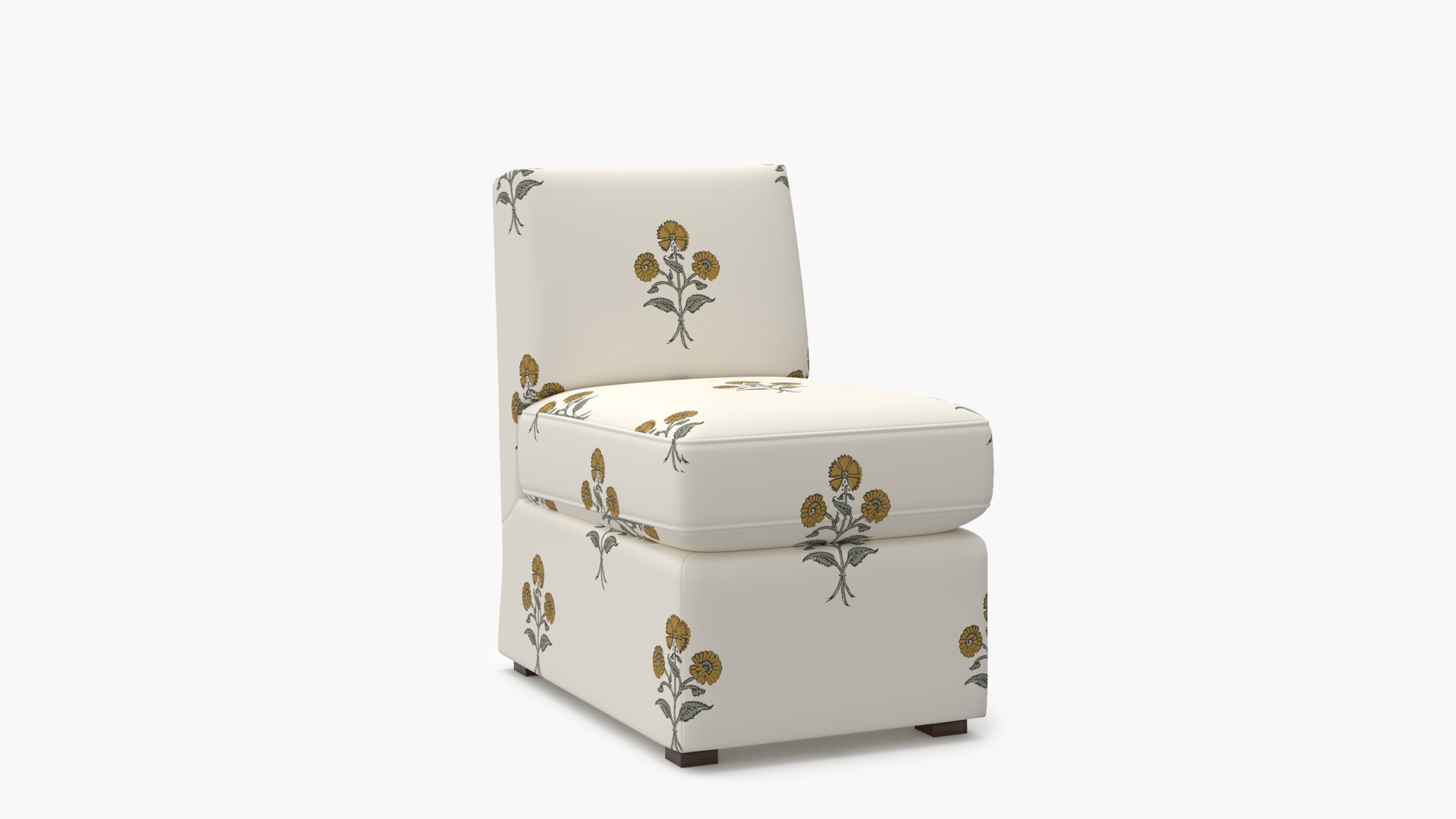 Petite Slipper Chair, Marigold Delphine - Image 1