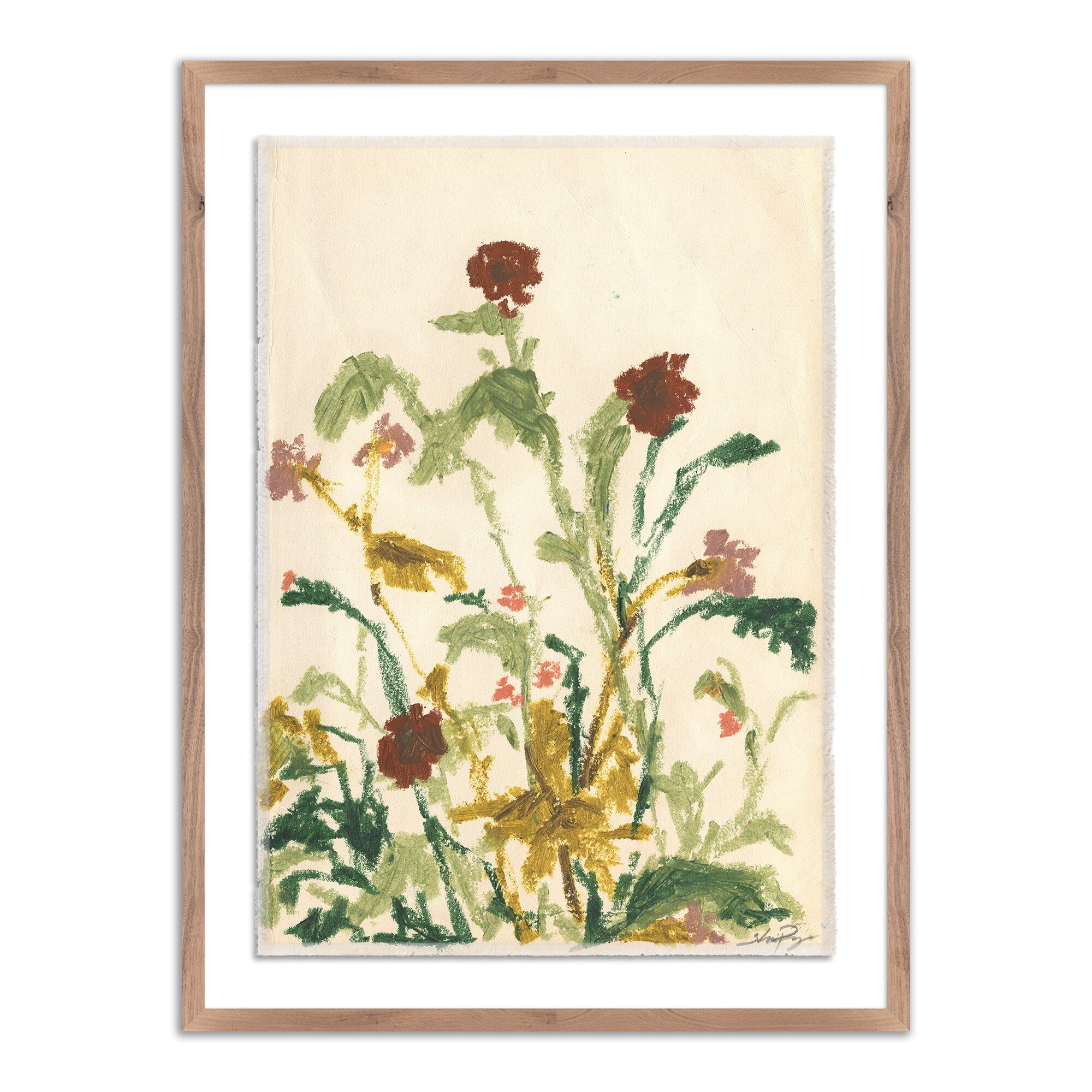 Meadow Rue 2 by Shaina Page - Rustic 1.5 Walnut - Image 0