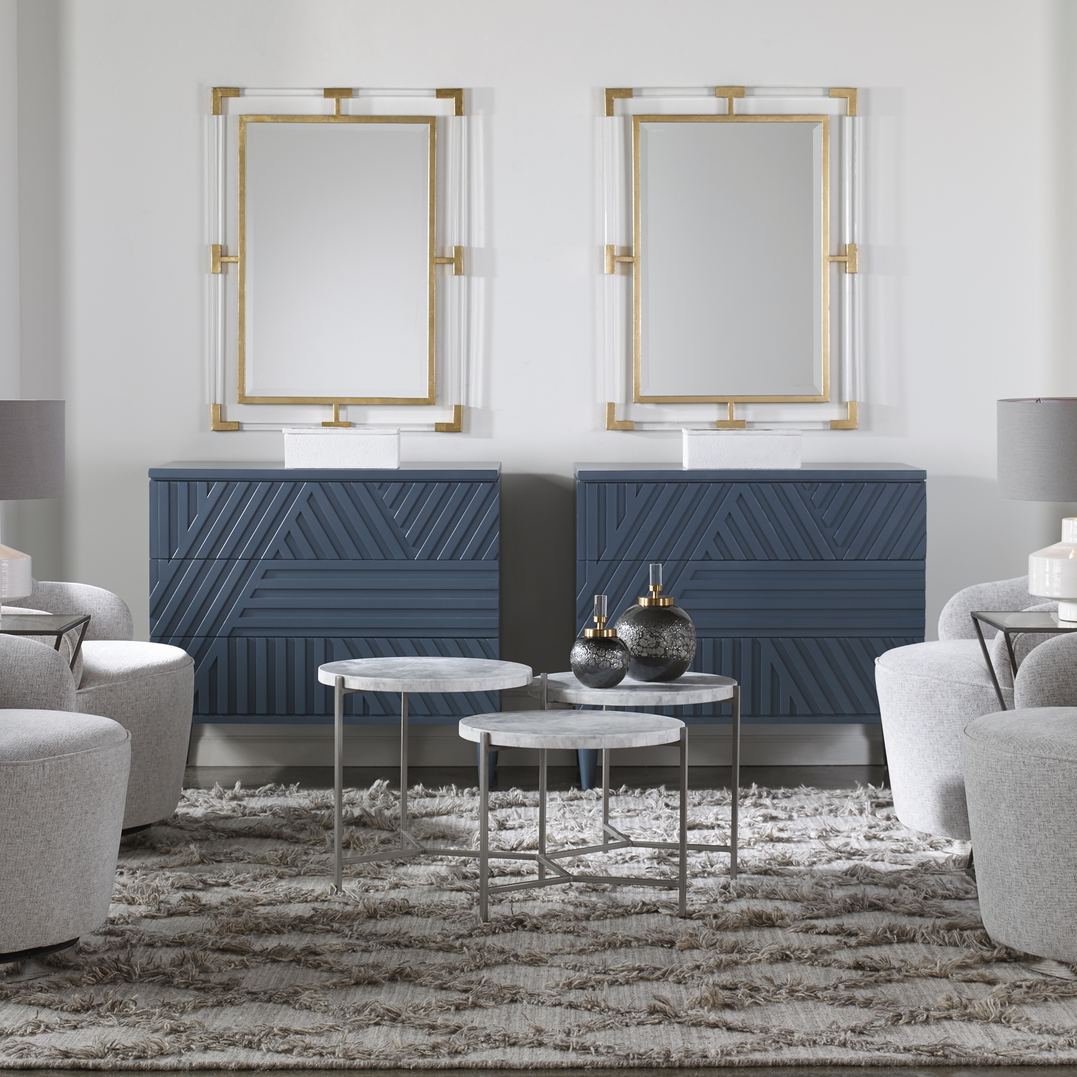 Colby Blue Drawer Chest - Image 3