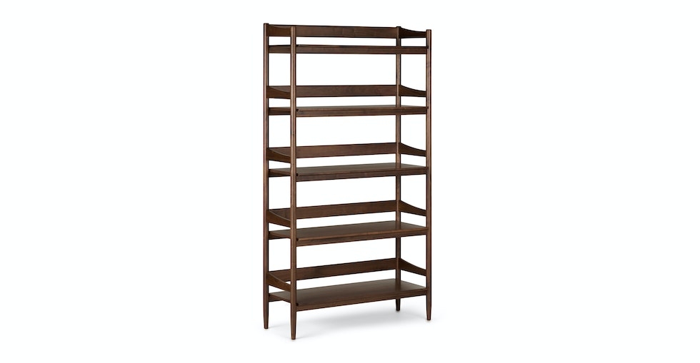 Cotu 43" Bookcase - Walnut - Image 0