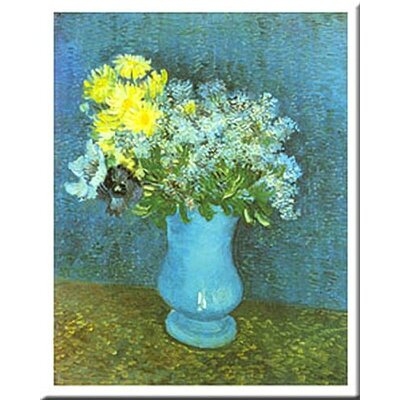 Vase of Lilacs by Vincent Van Gogh - Unframed Painting Print on Paper - Image 0