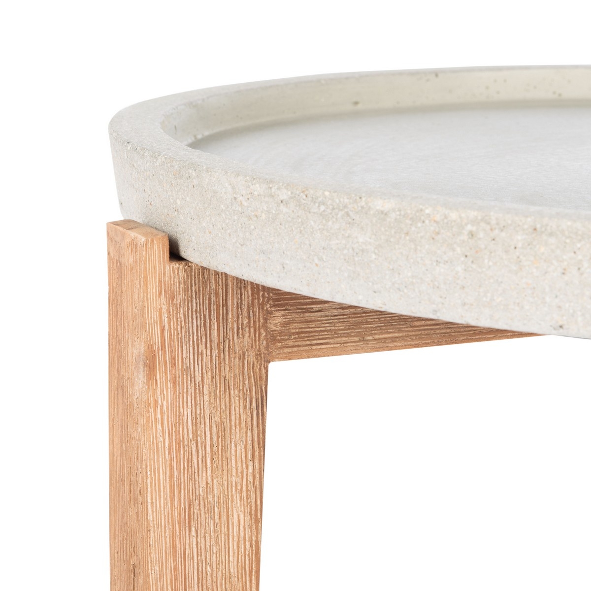 Serka Side Table - Light Grey - Safavieh - Image 2