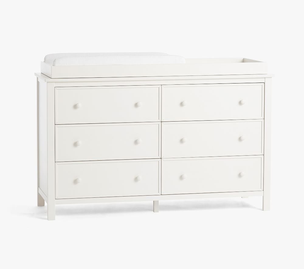 Austen Extra-Wide Dresser & Topper Set, Simply White, In-Home Delivery - Image 0