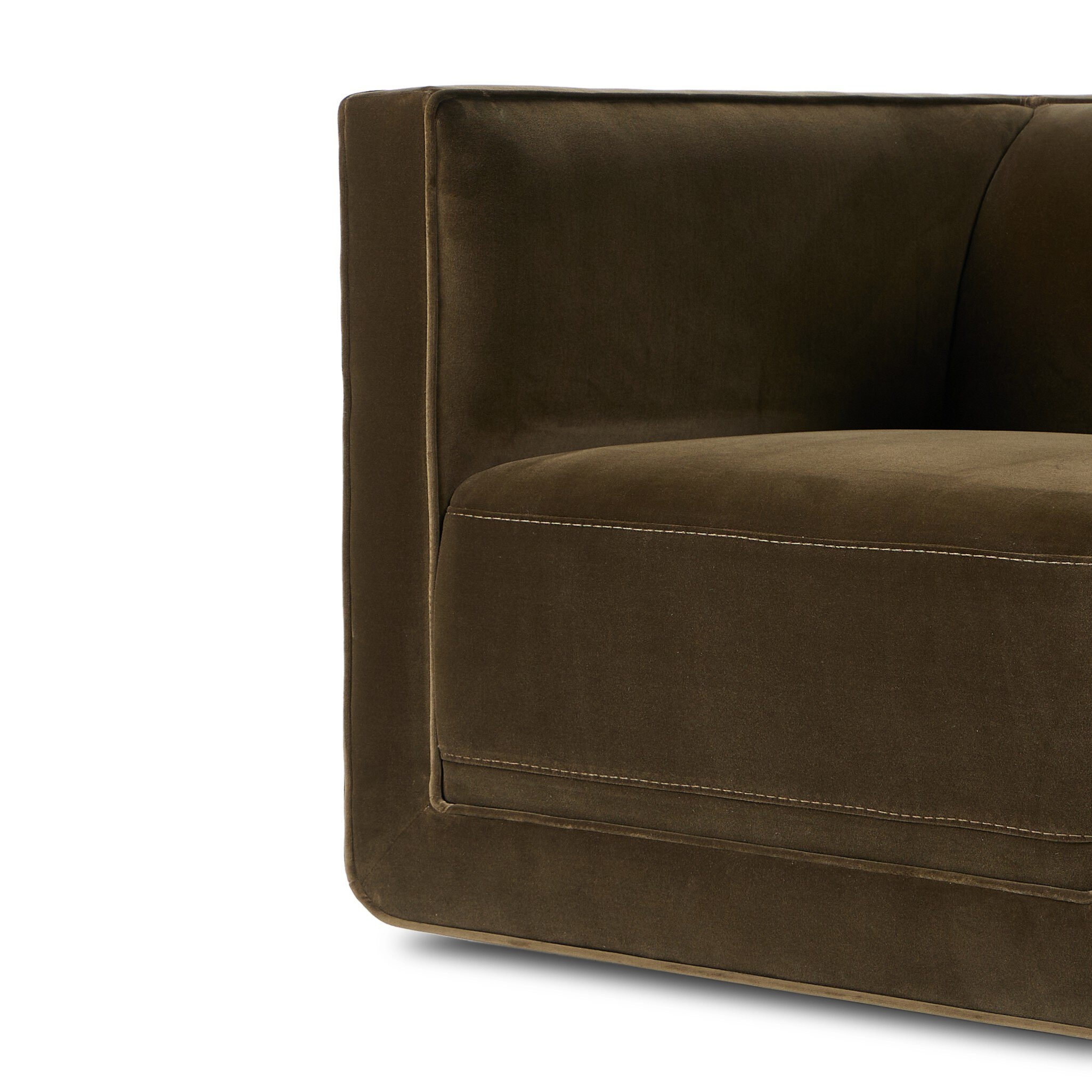 Phillip Swivel Chair - Surrey Olive - Image 8