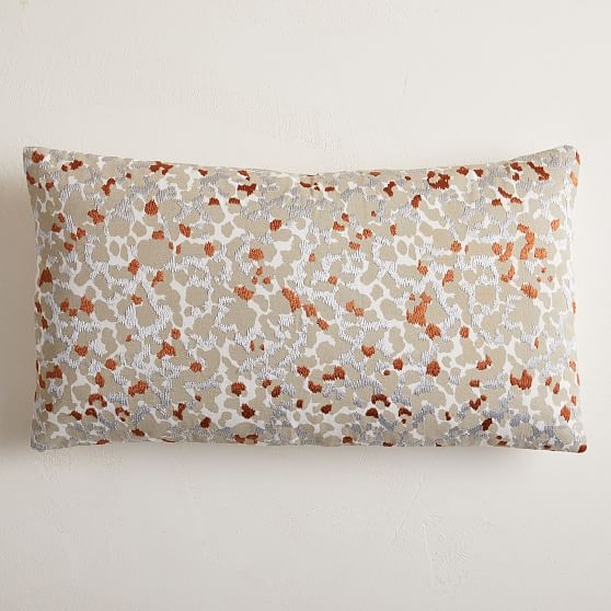 Abstract Animal Print Pillow Cover, 12"x21", Natural - Image 0