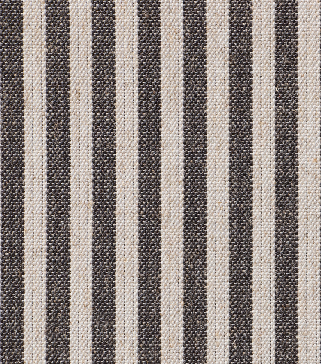 Vyolet Ottoman, Charcoal Stripe - Image 2