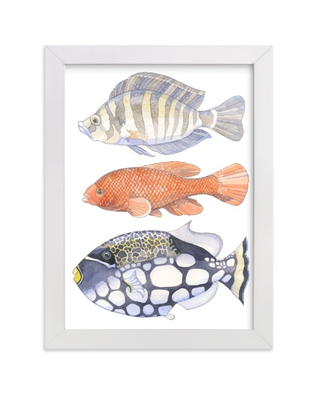 Three Fish Limited Edition Fine Art Print 1 - Image 0