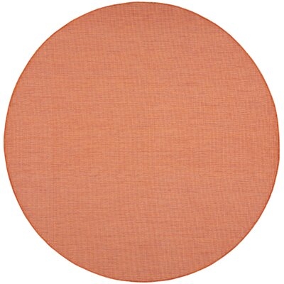 Patricia Power Loom Orange Indoor/Outdoor Use Rug - Image 0