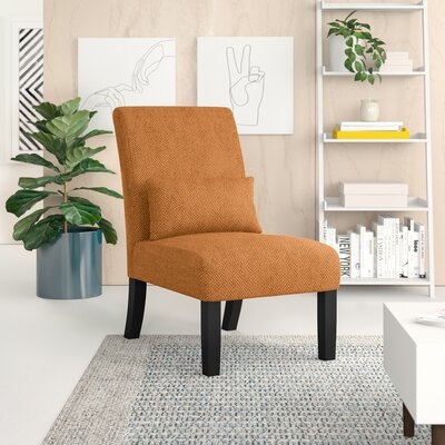 Randi 22.75" Wide Polyester Slipper Chair - Image 0