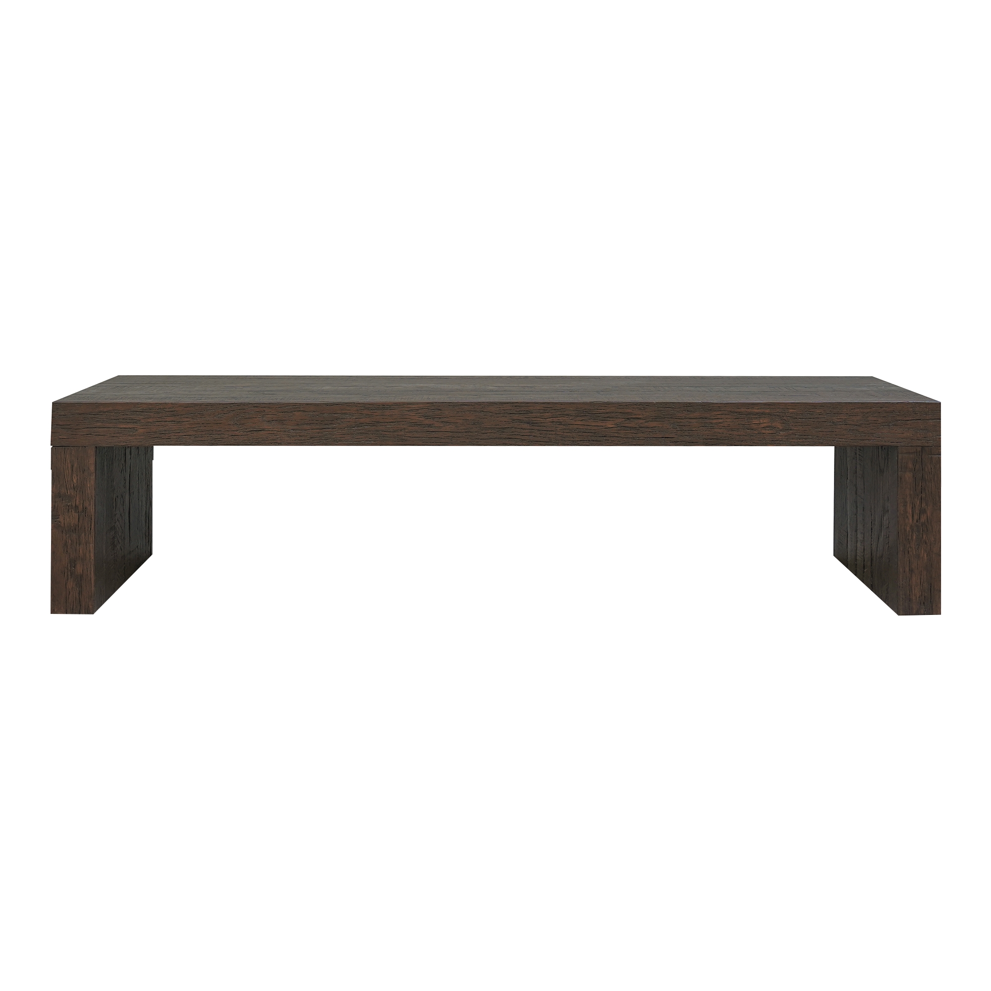 Evander Dining Bench Rustic Brown - Image 0