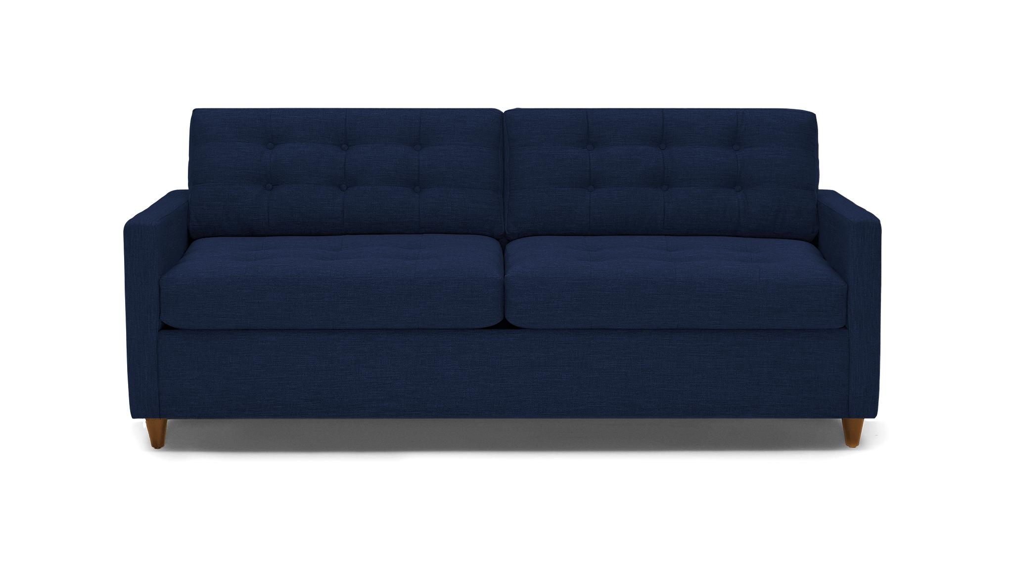 Blue Eliot Mid Century Modern Sleeper Sofa - Royale Cobalt - Mocha - Foam - Image 0