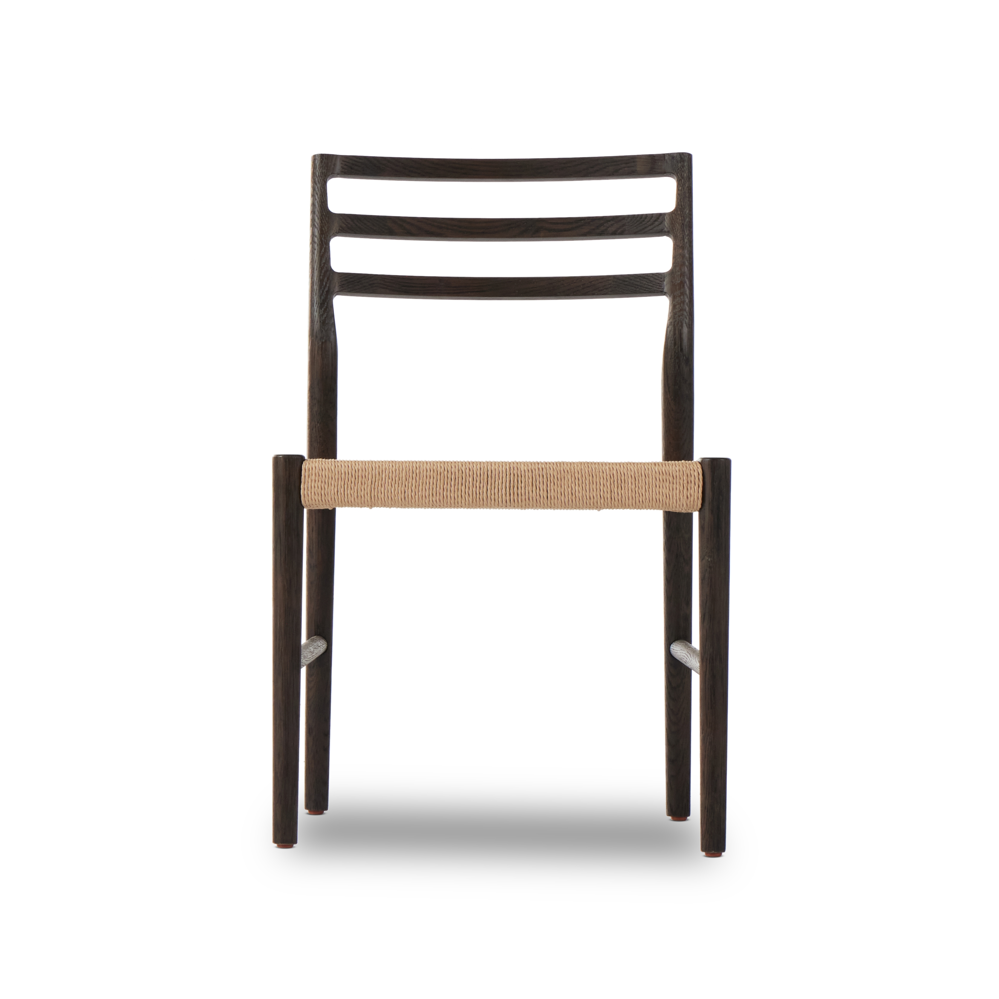 Glenmore Woven Dining Chair-Light Carbon - Image 3