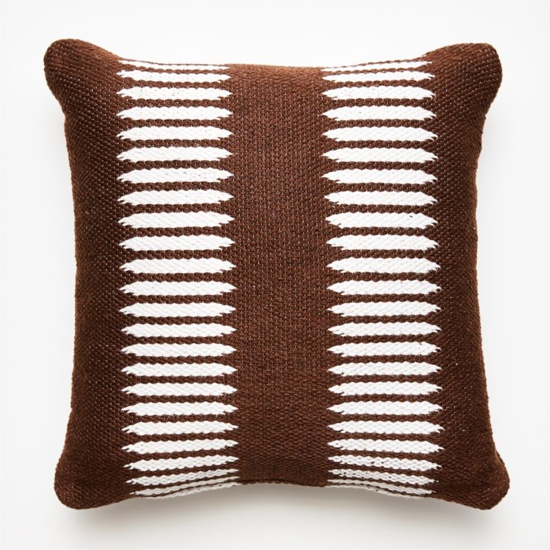 20" Trait Brown Pillow - Image 2