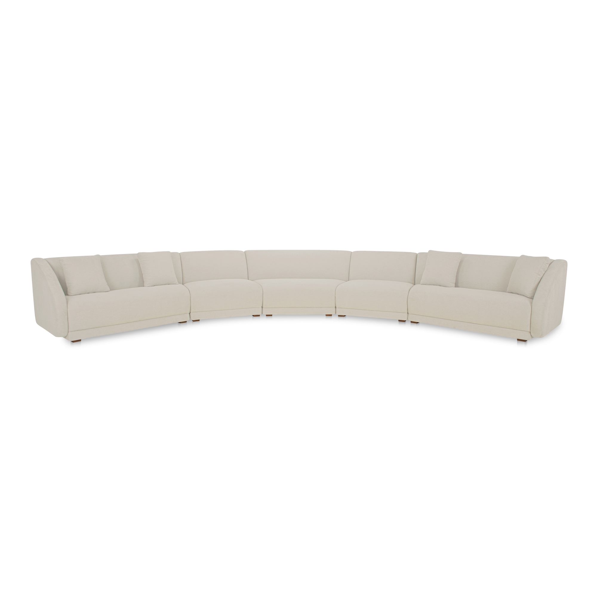 Fraser 5 Piece Modular Sectional Off White - Image 0