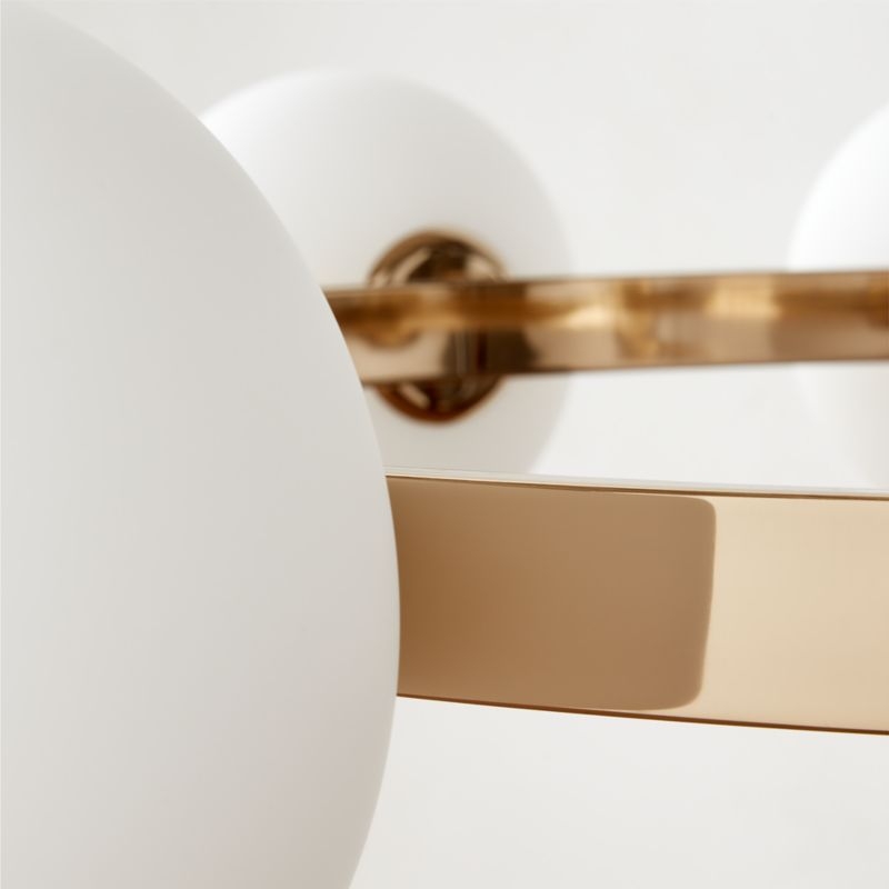 Curie Polished Champagne Chandelier - Image 2