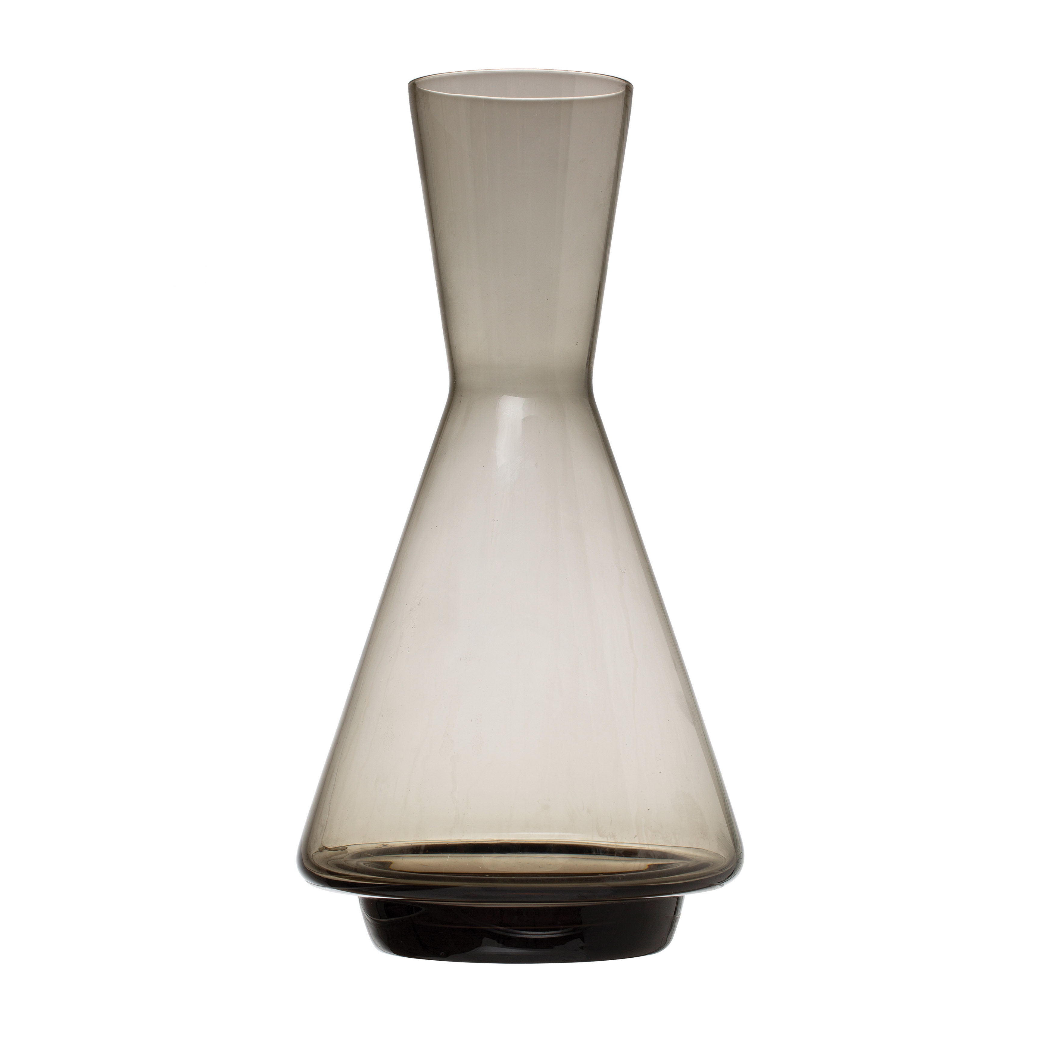 Modern Glass Wine Decanter Smoked Glass - Image 0