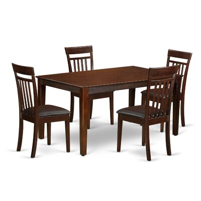 Alingtons 5 - Piece Counter Height Solid Wood Dining Set - Image 0
