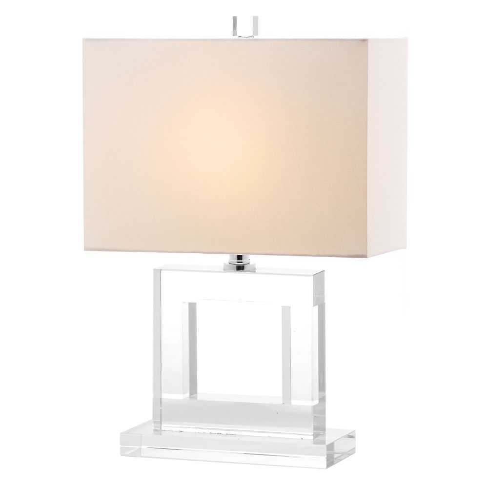 Crystal Table Lamp, Square - Image 0