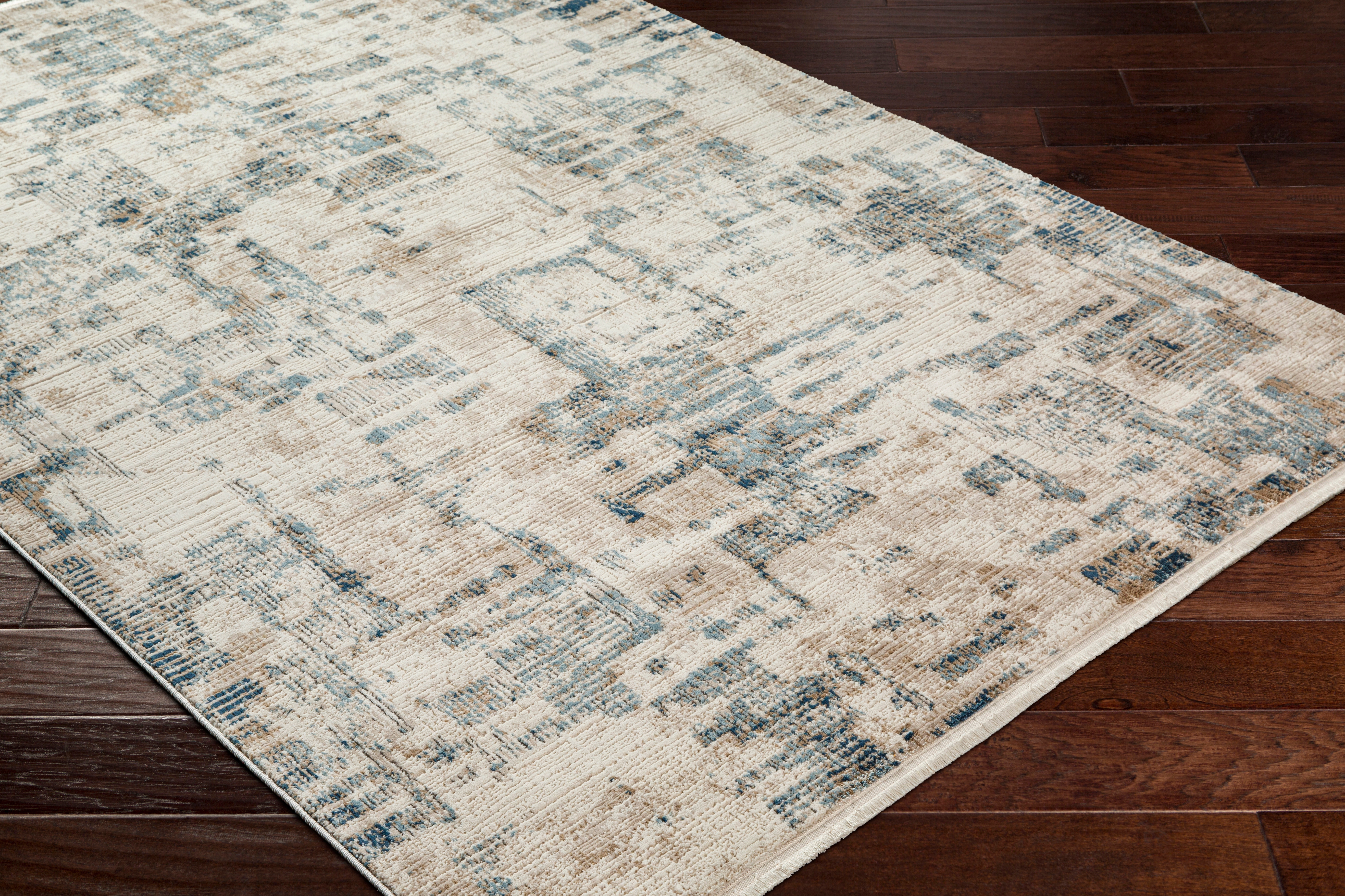 Perugia Beige Indoor 9'2" x 12' Machine Woven Rug - Image 5