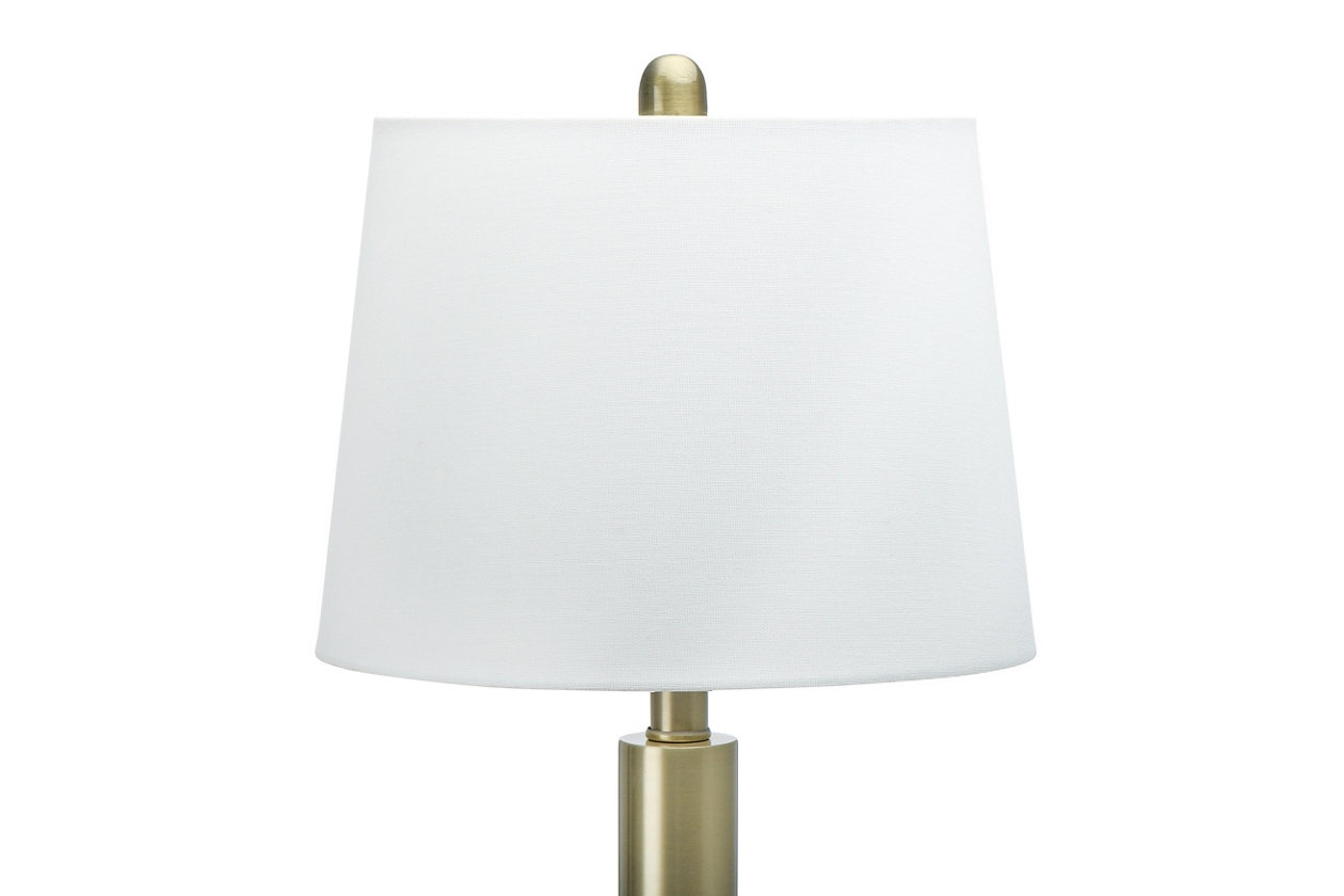 Urn Shaped Table Lamps, Brass, 22" Set of 2 - Image 1