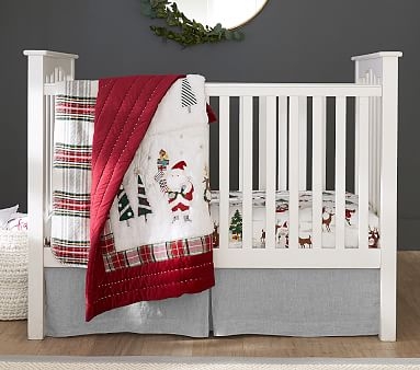 Kendall Convertible Crib, Weathered White, UPS - Image 1