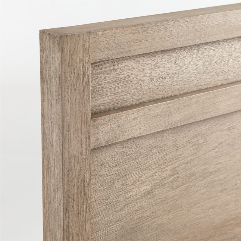 Keane Weathered Natural Solid Wood King Bed - Image 3